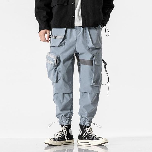 men's pencil pants jogging fashion loose elastic waist hip-hop 2021 spring overalls multi-pocket cargo, Black
men's pencil pants jogging fashion loose elastic waist hip-hop 2021 spring overalls multi-pocket cargo, Black