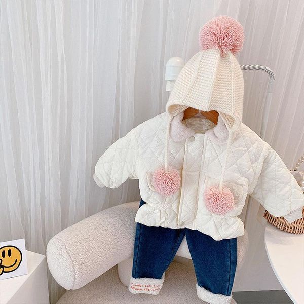 jackets autumn winter children kids thicken cotton lapel collar girls casual outerwear princess coat casaco, Blue;gray
jackets autumn winter children kids thicken cotton lapel collar girls casual outerwear princess coat casaco, Blue;gray
