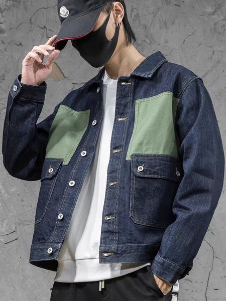 jackets 2021 spring and stitched denim loose handsome fashion brand men's autumn et, Black;brown
jackets 2021 spring and stitched denim loose handsome fashion brand men's autumn et, Black;brown