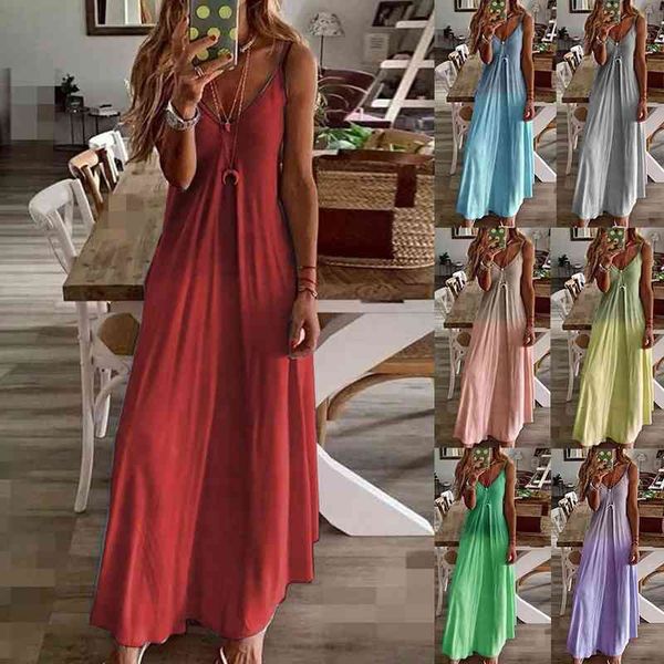 womens casual print dress women casual v neck spaghetti strap sleeveless long dress bohemian ankle length maxi dresses vestido, Black;gray
womens casual print dress women casual v neck spaghetti strap sleeveless long dress bohemian ankle length maxi dresses vestido, Black;gray