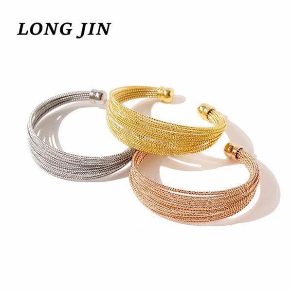 bangle punk style wide adjustable opening faced bead wire gold color bracelet jewelry gift simple luxury, Black
bangle punk style wide adjustable opening faced bead wire gold color bracelet jewelry gift simple luxury, Black