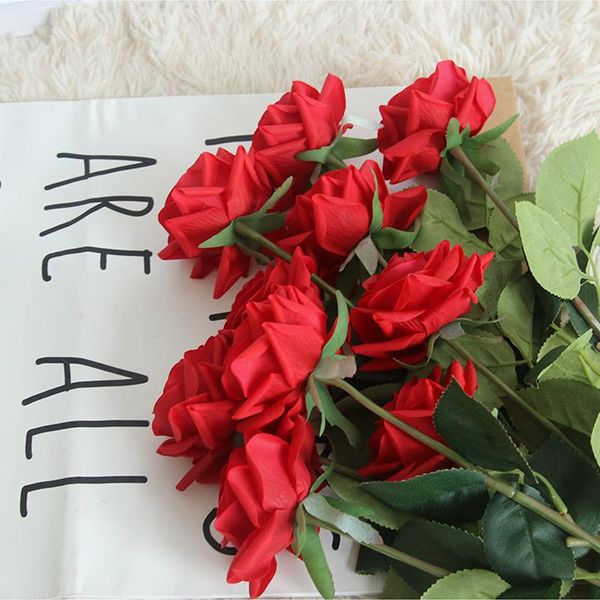 real touch rose artificial flower high grade fresh branch for wedding home party decoration fake decorative flowers & wreaths
real touch rose artificial flower high grade fresh branch for wedding home party decoration fake decorative flowers & wreaths