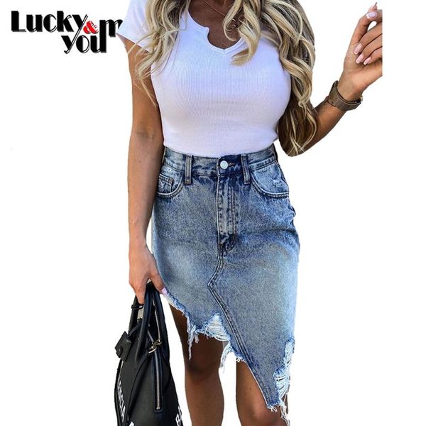 skirts arrive 2021 womens summer casual irregular denim skirt female asymmetrical hole tassel knee-length girls street wear, Black
skirts arrive 2021 womens summer casual irregular denim skirt female asymmetrical hole tassel knee-length girls street wear, Black