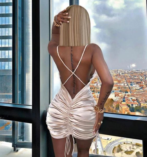 casual dresses women sleeveless short beach satin fashion es ruched pleated drawstring female mini vestidos u1m9, Black;gray
casual dresses women sleeveless short beach satin fashion es ruched pleated drawstring female mini vestidos u1m9, Black;gray