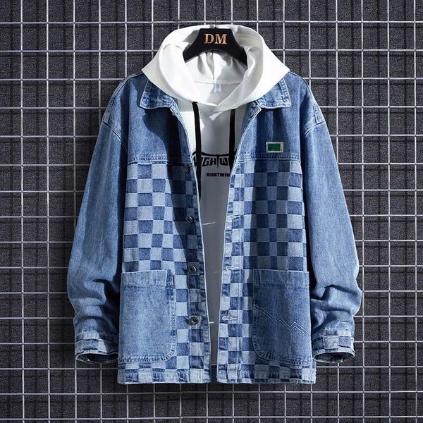 korean style youth handsome patchwork denim jacket men's street fashion loose cowboy jackets spring and autumn casual jean coats, Black;brown
korean style youth handsome patchwork denim jacket men's street fashion loose cowboy jackets spring and autumn casual jean coats, Black;brown