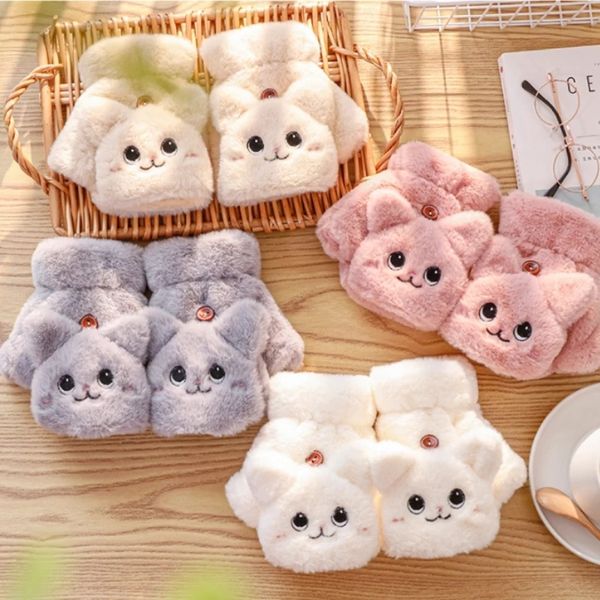 winter cute fur rabbit mittens plush fingerless gloves driving glove winter soft warm thick gloves for women girl half finger, Blue;gray
winter cute fur rabbit mittens plush fingerless gloves driving glove winter soft warm thick gloves for women girl half finger, Blue;gray