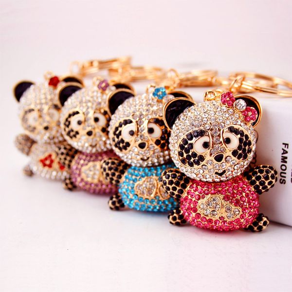 souvenir creative cute cartoon crystal diamond giant panda key chain women's bag accessories metal pendant animal
souvenir creative cute cartoon crystal diamond giant panda key chain women's bag accessories metal pendant animal