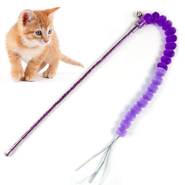 1pc selling cat wand toy plush interactive creative teaser stick kitten play supplies multiple colors toys
1pc selling cat wand toy plush interactive creative teaser stick kitten play supplies multiple colors toys