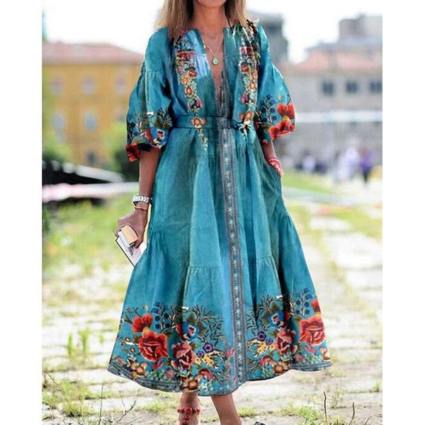 casual dresses autumn boho beach print floral woman dress feeme winter 2021 v-neck loose party long maxi for women vestidos, Black;gray
casual dresses autumn boho beach print floral woman dress feeme winter 2021 v-neck loose party long maxi for women vestidos, Black;gray