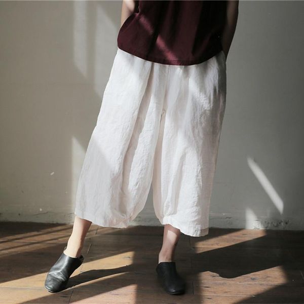 women's pants & capris johnature 2021 summer ramie plus size comfortable harem women solid color elastch waist vintage loose calf-lengt, Black;white
women's pants & capris johnature 2021 summer ramie plus size comfortable harem women solid color elastch waist vintage loose calf-lengt, Black;white