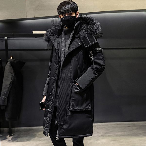 Men's Down & Parkas Winter thickened knee down jacket men's coat plus long winter clothes trend fur collar big tooling 14WT, Black
Men's Down & Parkas Winter thickened knee down jacket men's coat plus long winter clothes trend fur collar big tooling 14WT, Black