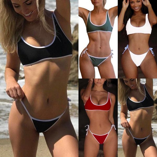 one-piece suits women padded push-up bikini set swimsuit bathing suit ladies solid string bottom swimwear beachwear clothing
one-piece suits women padded push-up bikini set swimsuit bathing suit ladies solid string bottom swimwear beachwear clothing