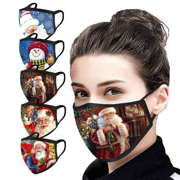 3d polyester christmas printed mask 
3d polyester christmas printed mask