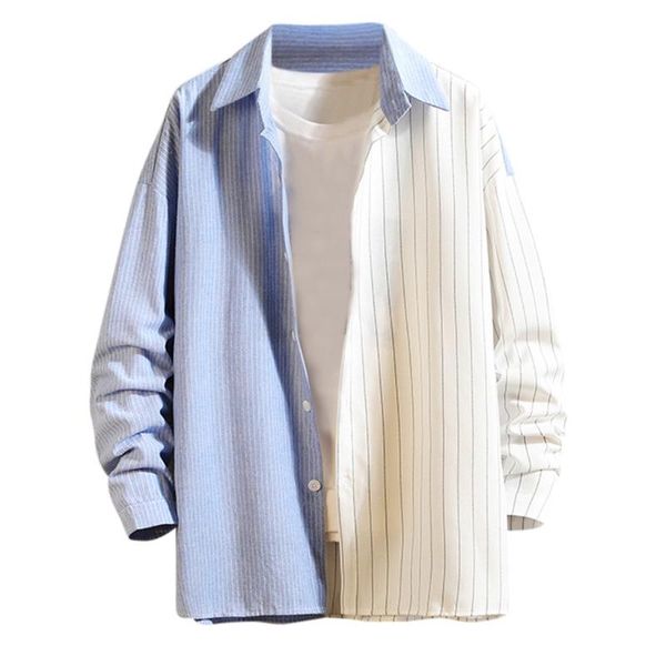 men's casual shirts men shirt slim fit striped fashion long sleeve formal dress male clothing camisa, White;black
men's casual shirts men shirt slim fit striped fashion long sleeve formal dress male clothing camisa, White;black