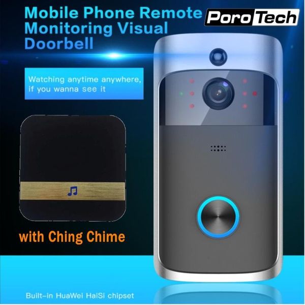 doorbells d06 wireless doorbell hd 720p wifi video door phone night vision motion detection alarm visual intercom camera
doorbells d06 wireless doorbell hd 720p wifi video door phone night vision motion detection alarm visual intercom camera