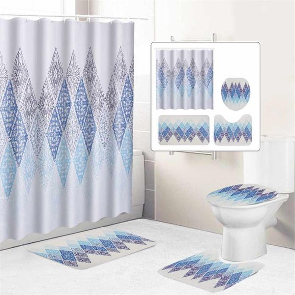 shower curtains geometric patterns bathroom non-slip mat set durable waterproof curtain pedestal rug lid toilet cover bath rugs
shower curtains geometric patterns bathroom non-slip mat set durable waterproof curtain pedestal rug lid toilet cover bath rugs