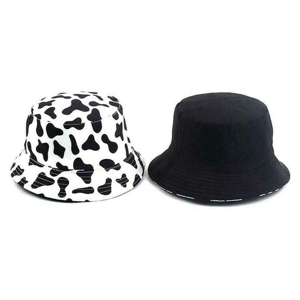 wide brim hats men women bucket hat cow print bob chapeau double side wear fishermen gorro caps, Blue;gray
wide brim hats men women bucket hat cow print bob chapeau double side wear fishermen gorro caps, Blue;gray
