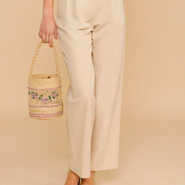 cosmetic bags & cases women's woven handbag ladies lilac embroidery tote bucket bag for holiday 2021
cosmetic bags & cases women's woven handbag ladies lilac embroidery tote bucket bag for holiday 2021
