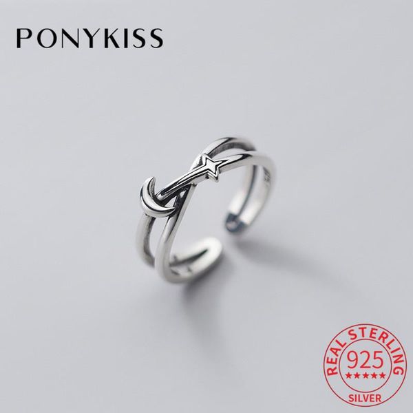 cluster rings ponykiss vintage s925 sterling thai silver moon and stars cross adjustable openning chic for women jewelry accessory, Golden;silver
cluster rings ponykiss vintage s925 sterling thai silver moon and stars cross adjustable openning chic for women jewelry accessory, Golden;silver