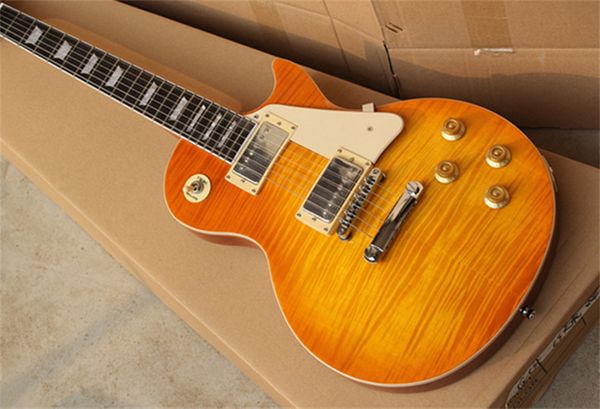 tiger flame maple standard honey burst electric guitar mahogany body rosewood fingerboard 6 strings musical instruments
tiger flame maple standard honey burst electric guitar mahogany body rosewood fingerboard 6 strings musical instruments