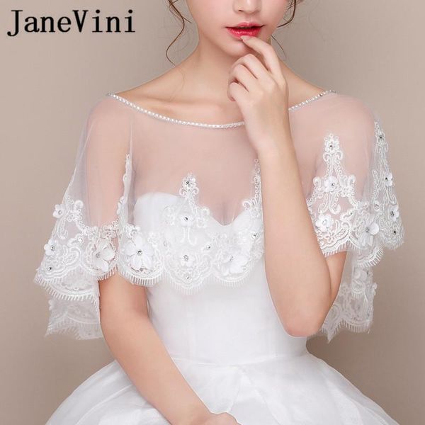 wraps & jackets janevini 2021 bridal lace bolero beaded flowers handmade women wedding capes shrug mariage party accessories su, White
wraps & jackets janevini 2021 bridal lace bolero beaded flowers handmade women wedding capes shrug mariage party accessories su, White
