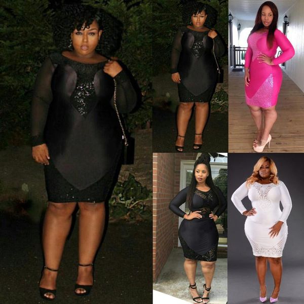 casual dresses autumn and winter long sleeve sequined dress plus size 4xl 5xl bodycon pencil elegant party evening vestido clothes, Black;gray
casual dresses autumn and winter long sleeve sequined dress plus size 4xl 5xl bodycon pencil elegant party evening vestido clothes, Black;gray