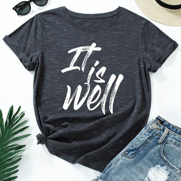 women's t-shirt women t-shirts white it is well letter print tshirt short sleeve o neck loose ladies summer causal tee shirt
women's t-shirt women t-shirts white it is well letter print tshirt short sleeve o neck loose ladies summer causal tee shirt