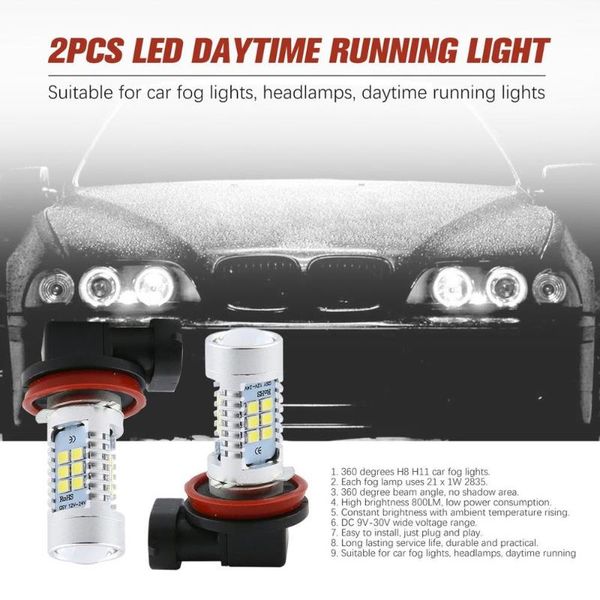 2pcs h8 h11 2835 21smd led fog lights car daytime running light auto headlamp bulb emergency
2pcs h8 h11 2835 21smd led fog lights car daytime running light auto headlamp bulb emergency