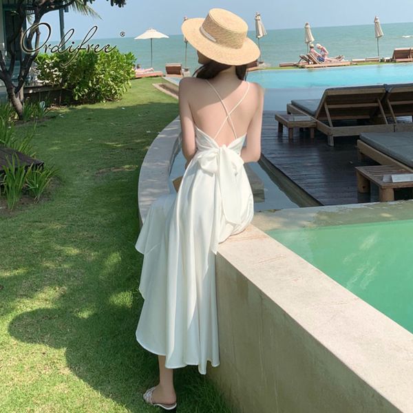 summer women satin party backless slip spaghetti strap silk long beach dress 210415, Black;gray
summer women satin party backless slip spaghetti strap silk long beach dress 210415, Black;gray