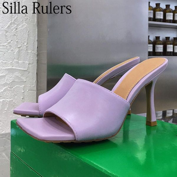summer ladies high heels slippers square toe genuine leather one strap woman size 42eur sandals, Black
summer ladies high heels slippers square toe genuine leather one strap woman size 42eur sandals, Black