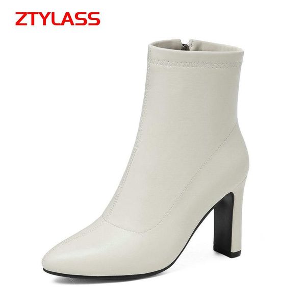autumn women boots fashion square high heel ankle round toe slip on winter female shoes, Black
autumn women boots fashion square high heel ankle round toe slip on winter female shoes, Black