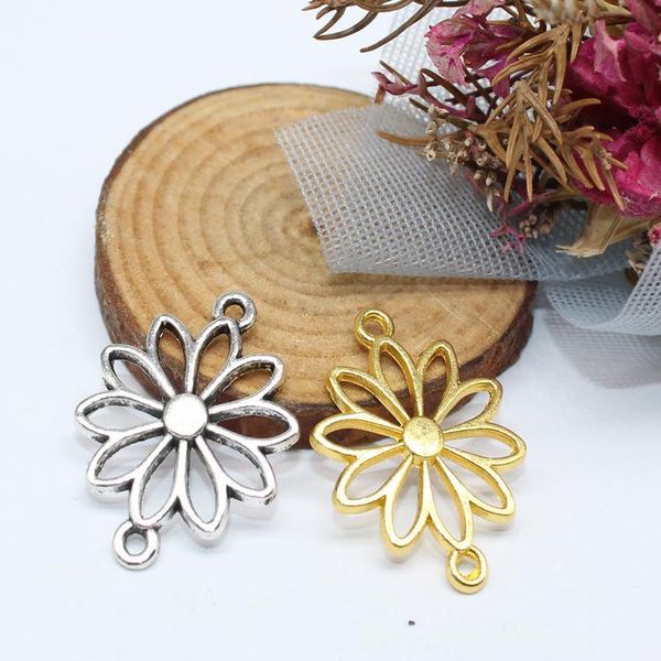 charms diy vintage alloy pendant flower connector necklace bracelet jewelry accessories making, Bronze;silver
charms diy vintage alloy pendant flower connector necklace bracelet jewelry accessories making, Bronze;silver