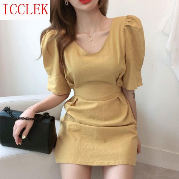 casual dresses korean chic summer elegant v-neck small tie bow waist puff sleeve dress skirt, Black;gray
casual dresses korean chic summer elegant v-neck small tie bow waist puff sleeve dress skirt, Black;gray