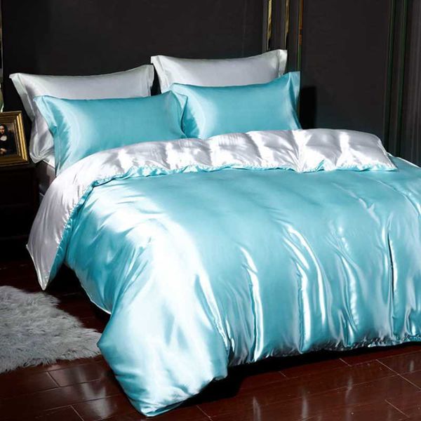 bedding sets solid silk comforter color summer set linen pillowcase textiles quilt cover euro nordic satin twin size home sjt02
bedding sets solid silk comforter color summer set linen pillowcase textiles quilt cover euro nordic satin twin size home sjt02