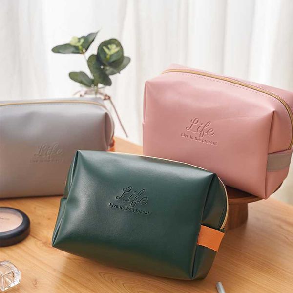 storage bags large capacity soft leather makeup bag handbag women's cosmetic packet portable travel waterproof organizer
storage bags large capacity soft leather makeup bag handbag women's cosmetic packet portable travel waterproof organizer