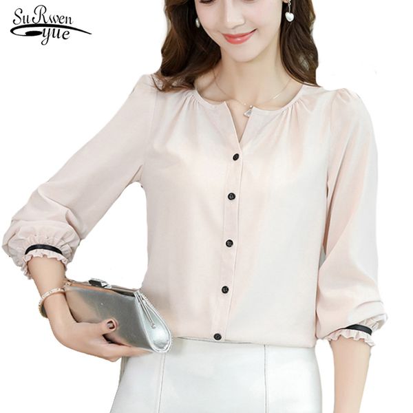 chemisier femme long sleeve plus size solid women blouse ol loose cardigan chiffon shirt 6716 50 210508, White
chemisier femme long sleeve plus size solid women blouse ol loose cardigan chiffon shirt 6716 50 210508, White