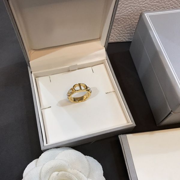 d home / factory direct salecd letter pearl ring female chaowang red minority index finger 6.7.8, Silver
d home / factory direct salecd letter pearl ring female chaowang red minority index finger 6.7.8, Silver