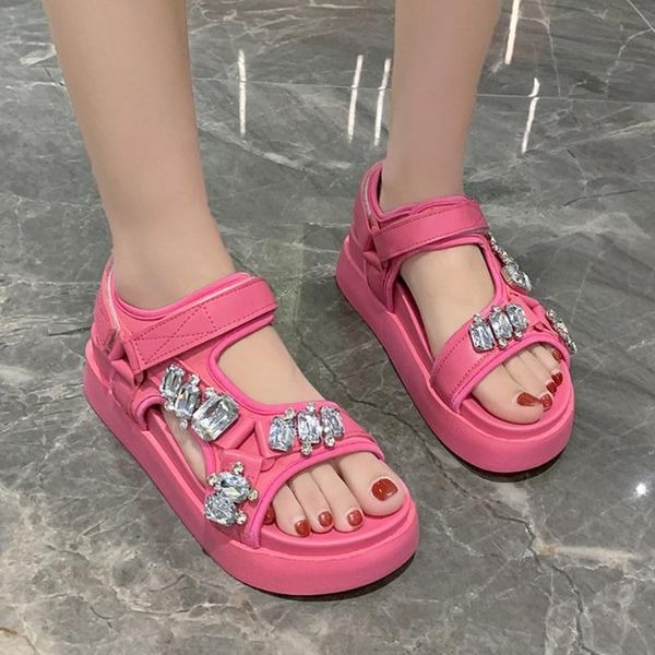 sandals rimocy women's platform crystal 2021 ankle strap thick bottom modern woman fashion open toe summer ladies shoes, Black
sandals rimocy women's platform crystal 2021 ankle strap thick bottom modern woman fashion open toe summer ladies shoes, Black