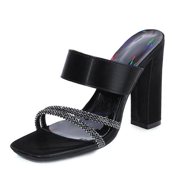 black beige modern sandals women summer open toe lady square high heel slip on slippers party women's shoes
black beige modern sandals women summer open toe lady square high heel slip on slippers party women's shoes
