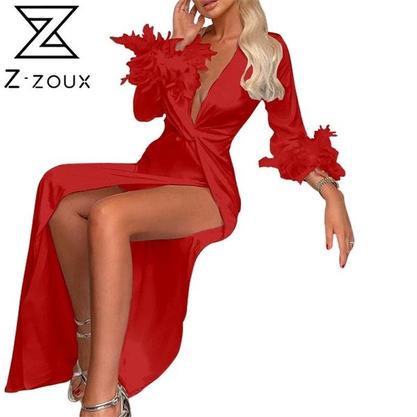 women dress feather spliced maxi es long sleeve v neck split es asymmetry white plus size 210513, Black;gray
women dress feather spliced maxi es long sleeve v neck split es asymmetry white plus size 210513, Black;gray