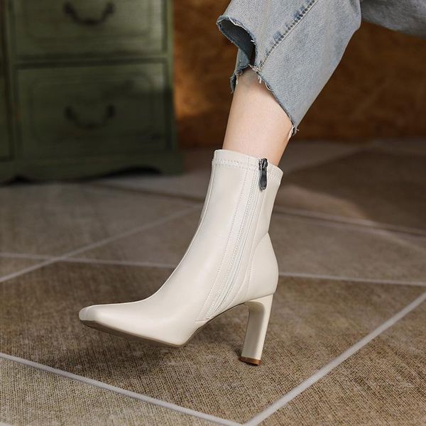 boots high-heeled womens short square toe thick heel side zipper low tube fashion autumn and winter style, Black
boots high-heeled womens short square toe thick heel side zipper low tube fashion autumn and winter style, Black
