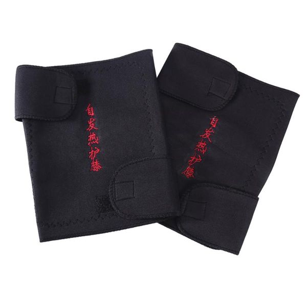 pair of magnetic therapy thermal self-heating knee pad belt support brace protector (black) elbow & pads, Black;gray
pair of magnetic therapy thermal self-heating knee pad belt support brace protector (black) elbow & pads, Black;gray