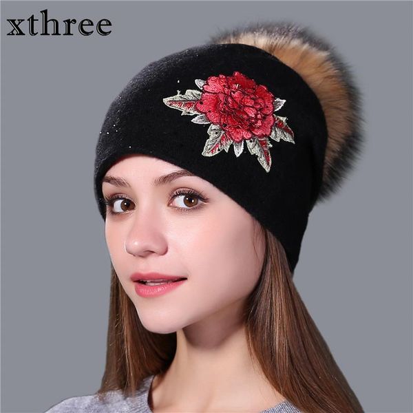 beanie/skull caps xthree winter hat with pom cashmerel knitted for women female beanie cap double deck flower skullie keep warm, Blue;gray
beanie/skull caps xthree winter hat with pom cashmerel knitted for women female beanie cap double deck flower skullie keep warm, Blue;gray
