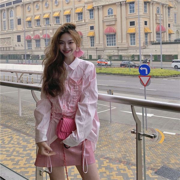 party dresses 2021 spring korean drawstring pink medium length sweet cool chiffon fashion dnbd, White;black
party dresses 2021 spring korean drawstring pink medium length sweet cool chiffon fashion dnbd, White;black