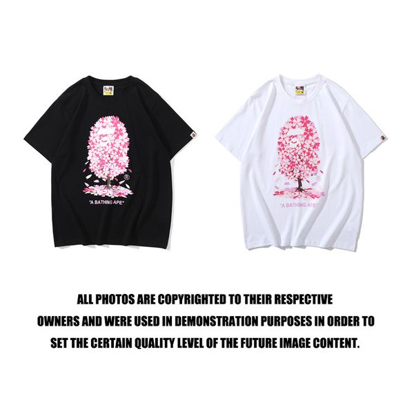 ape head casual men's and women's japanese limited pink flower tree t-shirt short sleeve, White
ape head casual men's and women's japanese limited pink flower tree t-shirt short sleeve, White