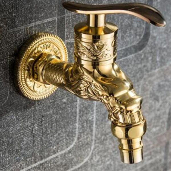 wall mount bibcock antique dragon carved brass retro cold water tap decorative outdoor garden faucet washing machine mop wc taps bathroom si 
wall mount bibcock antique dragon carved brass retro cold water tap decorative outdoor garden faucet washing machine mop wc taps bathroom si
