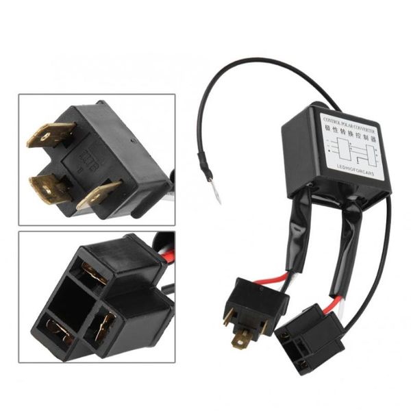 car headlights 2pcs h4 led negative converter polar inverter switch harness adaptor reversed polarity for accessoire voiture
car headlights 2pcs h4 led negative converter polar inverter switch harness adaptor reversed polarity for accessoire voiture
