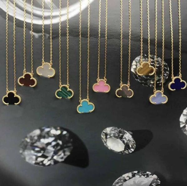 womens designer necklace fashion 925 sterling silver agate chain clover pendant neckwear gold necklaces for women wedding jewelry
womens designer necklace fashion 925 sterling silver agate chain clover pendant neckwear gold necklaces for women wedding jewelry