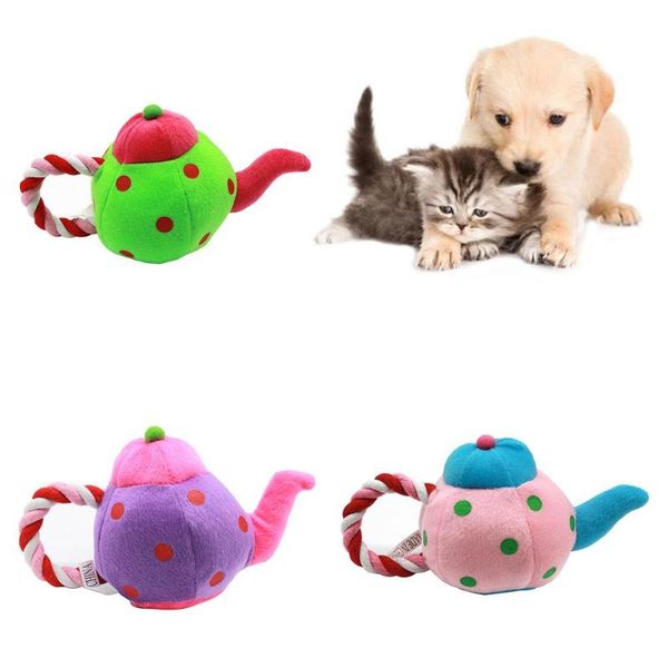 cat toys pet dog cats puppy cotton rope tea pot shape plush doll squeaky throwing bite toy
cat toys pet dog cats puppy cotton rope tea pot shape plush doll squeaky throwing bite toy