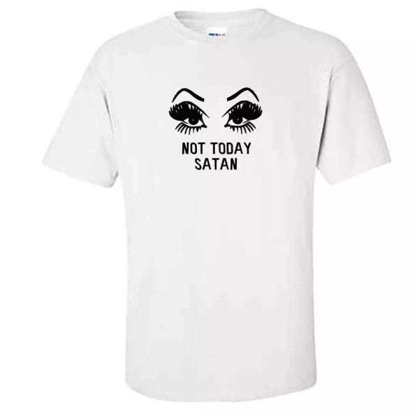 not today satan tshirt gay pride drag race lgbt queen tv ru paul t shirt, White;black
not today satan tshirt gay pride drag race lgbt queen tv ru paul t shirt, White;black